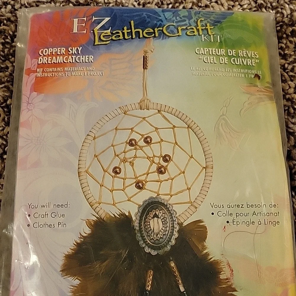 2 Tandy leather factory copper sky dream catcher kits